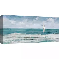 Kirklands Home Canvas Art|Sailing Day Canvas Art Print Blue