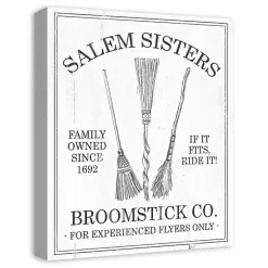 Outlet Salem Sisters Broomstick Co. Halloween Wall Art Halloween