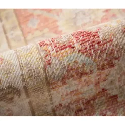 Kirklands Home Area Rugs|Salmon Vintage Border Area Rug