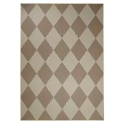 Kirklands Home Area Rugs|Samara Natural Diamond Washable Area Rug, 5x7
