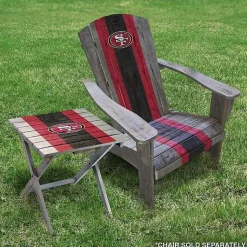 Kirklands Home Outdoor Tables|San Francisco 49ers Folding Outdoor Table Brown
