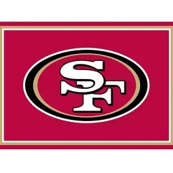 Kirklands Home Area Rugs|San Fransisco 49ers Area Rug, 3x4 Red