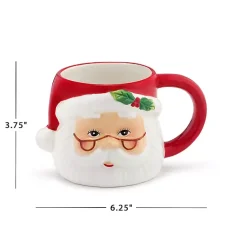 Kirklands Home Glassware & Drinkware|Santa Christmas Mug