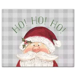 Online Santa Ho Ho Ho Christmas Canvas Art Print Christmas Art & Wall Decor