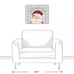 Online Santa Ho Ho Ho Christmas Canvas Art Print Christmas Art & Wall Decor