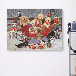Online Santa's Helpers Canvas Art Print Christmas Art & Wall Decor