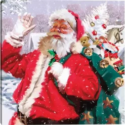 Best Santa's Toys Canvas Art Print Christmas Art & Wall Decor
