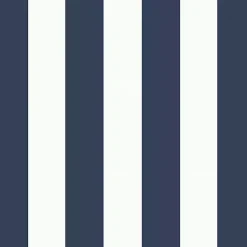 Kirklands Home Outdoor Cushions & Pillows|Sapphire Cabana Stripe Outdoor Pillow Blue