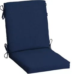 Kirklands Home Outdoor Cushions & Pillows|Sapphire Leala Luxe Outdoor Dining Chair Cushion Blue