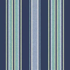 Kirklands Home Outdoor Cushions & Pillows|Sapphire Stripe 2-pc. Outdoor Deep Seat Cushion Blue