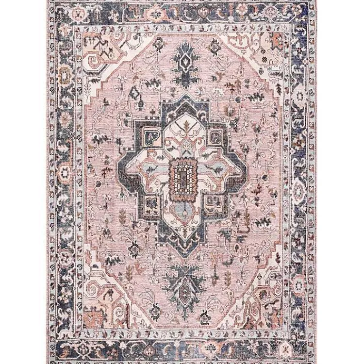 Kirklands Home Area Rugs|Sasha Medallion Washable Area Rug, 4x6