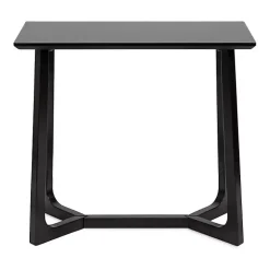 Kirklands Home Console Tables|Satin Olivia Console Table Black