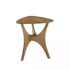 Kirklands Home Accent & End Tables|Savannah Wooden Triangle Accent Table Brown