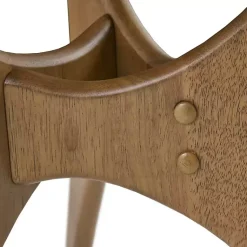 Kirklands Home Accent & End Tables|Savannah Wooden Triangle Accent Table Brown