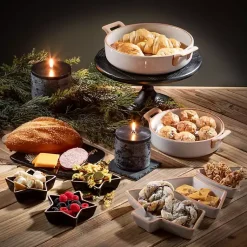 New Scandi Christmas Tree 3-pc. Serving Platter Set Christmas Dining & Entertaining