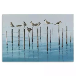 Kirklands Home Canvas Art|Sea Bird Break Canvas Art Print Blue