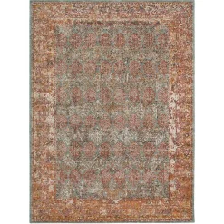 Kirklands Home Area Rugs|Sea Blue Eaton Transitional Area Rug, 6x8