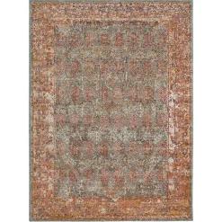 Kirklands Home Area Rugs|Sea Blue Eaton Transitional Area Rug, 7x9