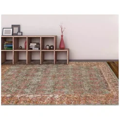 Kirklands Home Area Rugs|Sea Blue Eaton Transitional Area Rug, 7x9