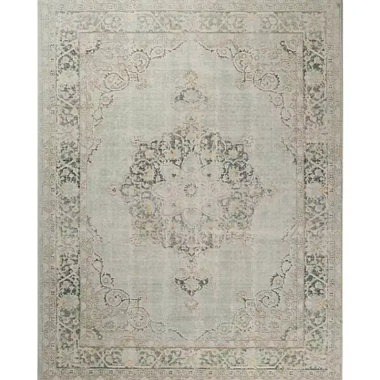 Kirklands Home Area Rugs|Sea Vintage Medallion Area Rug, 5x7 Green