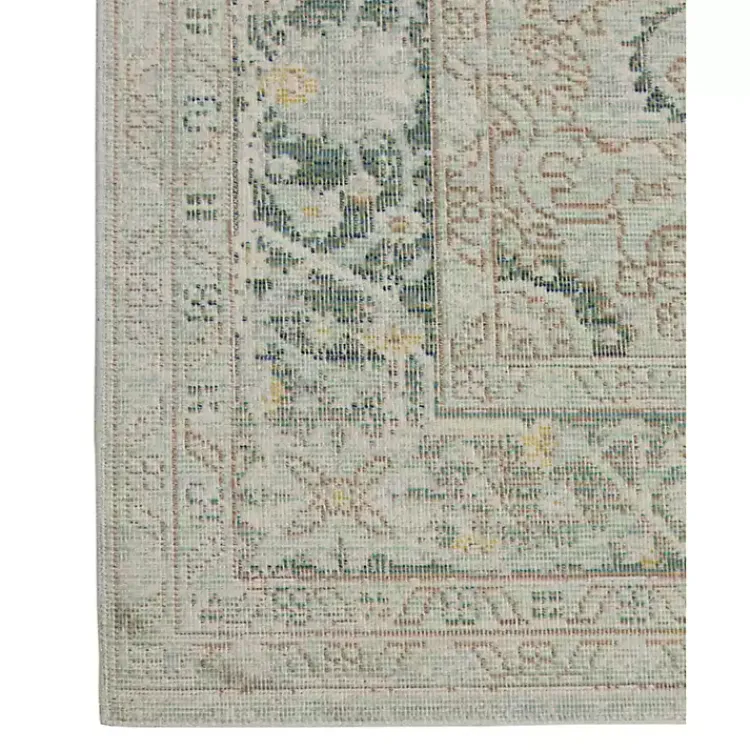 Kirklands Home Area Rugs|Sea Vintage Medallion Area Rug, 5x7 Green