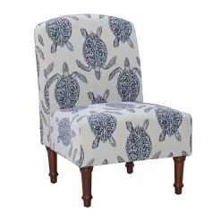 Kirklands Home Accent Chairs|Sea Turtle Print Accent Chair
