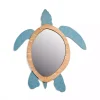 Kirklands Home Decorative Mirrors|Sea Turtle Wood Wall Mirror