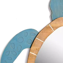 Kirklands Home Decorative Mirrors|Sea Turtle Wood Wall Mirror