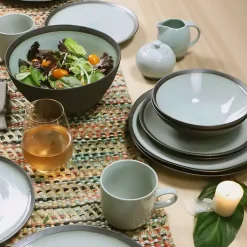 Kirklands Home Serving & Entertaining|Seafoam and Onyx Serving Bowl