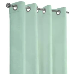 Kirklands Home Curtains & Drapes|Seafoam Boucle Sheer Curtain Panel, 108 in. Green