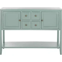 Kirklands Home Cabinets & Sideboards|Seafoam 4-Drawer Charlotte Sideboard Green