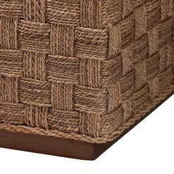 Kirklands Home Coffee Tables|Seagrass Wrapped Coffee Table Brown