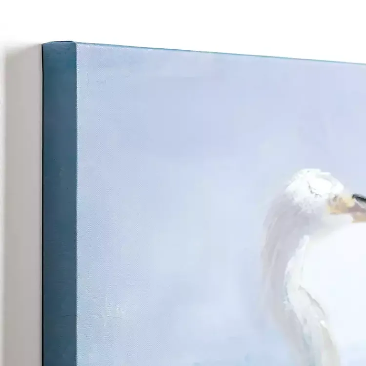 Kirklands Home Canvas Art|Seaside Egret Canvas Art Prints, Set of 2