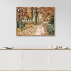 Kirklands Home Canvas Art|Seasonal Colors Framed Canvas Art Print