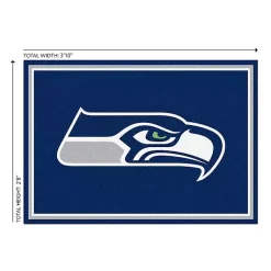 Kirklands Home Area Rugs|Seattle Seahawks Area Rug, 3x4 Blue
