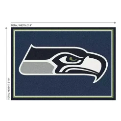 Kirklands Home Area Rugs|Seattle Seahawks Area Rug, 4x6 Blue