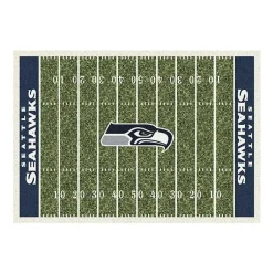 Kirklands Home Area Rugs|Seattle Seahawks Home Field Area Rug, 6x8 Green