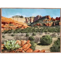 Kirklands Home Canvas Art|Sedona Framed Canvas Art Print