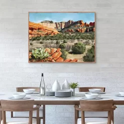 Kirklands Home Canvas Art|Sedona Framed Canvas Art Print