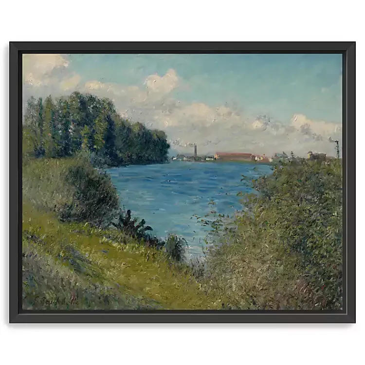 Kirklands Home Canvas Art|Seine at Argenteuil Framed Canvas Art Print