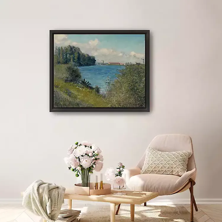 Kirklands Home Canvas Art|Seine at Argenteuil Framed Canvas Art Print