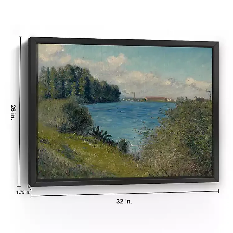 Kirklands Home Canvas Art|Seine at Argenteuil Framed Canvas Art Print