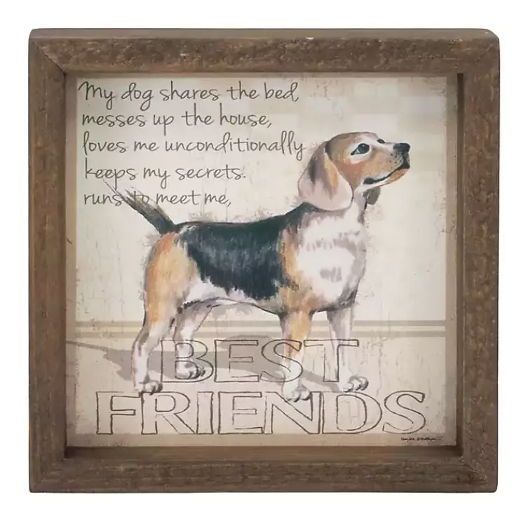 Kirklands Home Framed Art|Sentimental Dogs Framed Art Prints, Set of 6 Multi