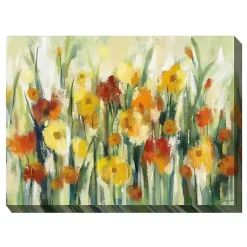 Kirklands Home Outdoor Wall Decor|September Flowers Outdoor Canvas Art Print