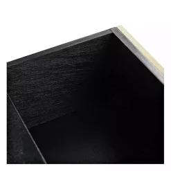 Kirklands Home Console Tables|Serena 2-Drawer Console Table Black