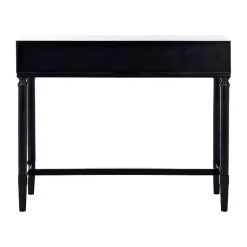 Kirklands Home Console Tables|Serena 2-Drawer Console Table Black