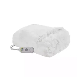 New Serta Shaggy Faux Fur Heated Throw Blankets & Throws