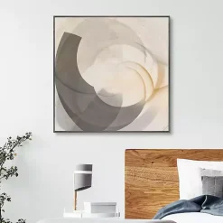 Kirklands Home Canvas Art|Shadow Swoop Framed Canvas Art Print