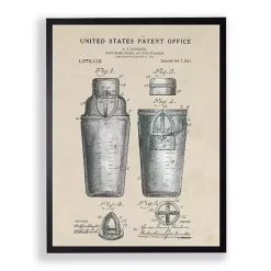 Kirklands Home Framed Art|Shaker Patent Framed Art Print