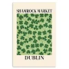 Shamrock Market Canvas Art Print St Patricks Day Decorations
